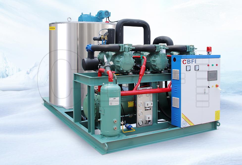 片冰機的蒸發(fā)器內部銅管有幾組