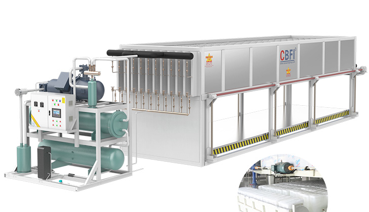 一個標(biāo)準(zhǔn)的20噸直冷式塊冰機(jī)有多重